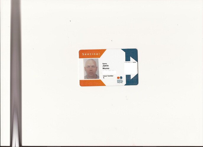 sentinel card
