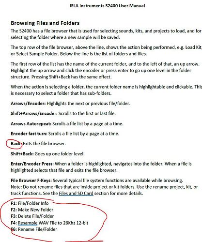 browse files manual